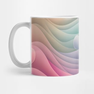 Abstract, Marble, Watercolor, Colorful, Vibrant Colors, Textured Painting, Texture, Gradient, Wave, Fume, Wall Art, Modern Art Mug